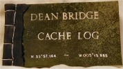 Dean Bridge Cache Log: front